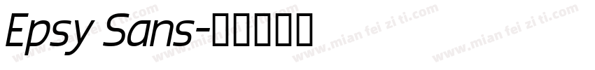Epsy Sans字体转换
